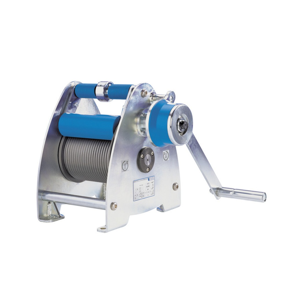 Produktabbildung: Pfaff Kompaktseilwinde Lambda-300-6-10-SAW, 1-seilig, Typ Sicherheitskurbel Siku, Tragkraft 300 kg