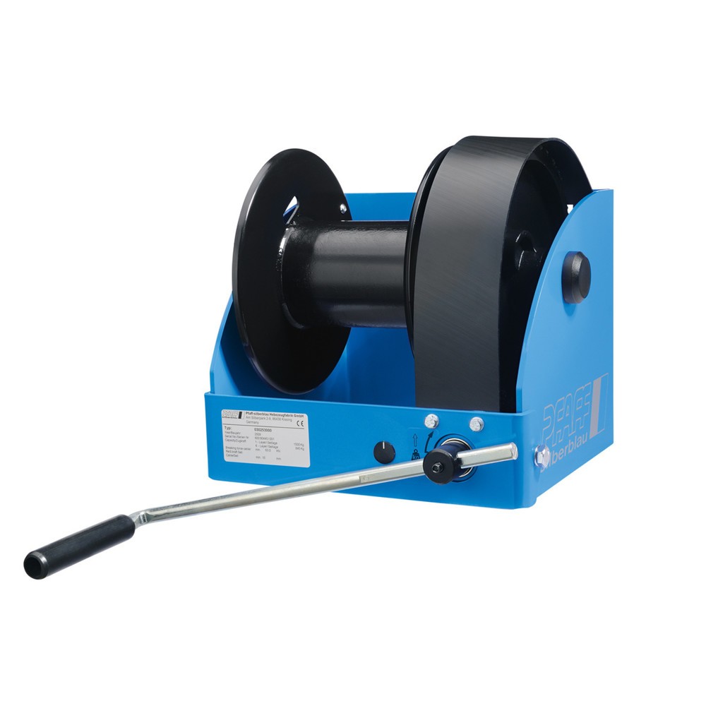 Produktabbildung: Pfaff Wandseilwinde mit Schneckengetriebe SW-W-SGO, Tragkraft 92 - 250 kg