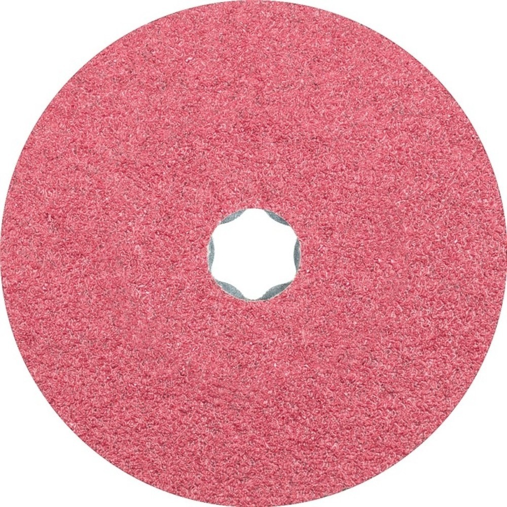 Produktabbildung: PFERD Fiberscheibe COMBICLICK CO D.125mm K.80 Stahl,Guss,Alu.Keramikkorn