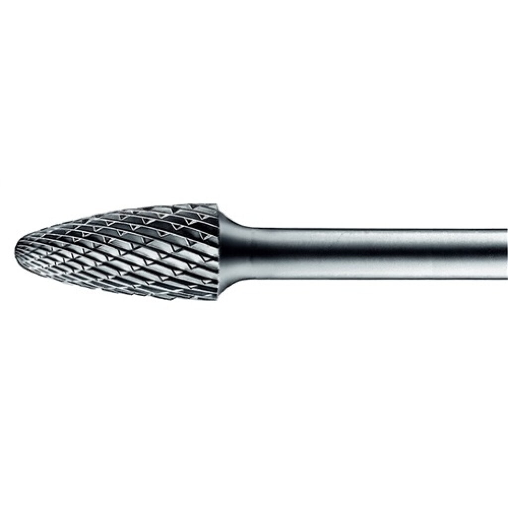 Produktabbildung: Frässtift Form RBF D.6mm Kopf-L.18mm Schaft-D.6mm HM Verz.3 Plus PFERD