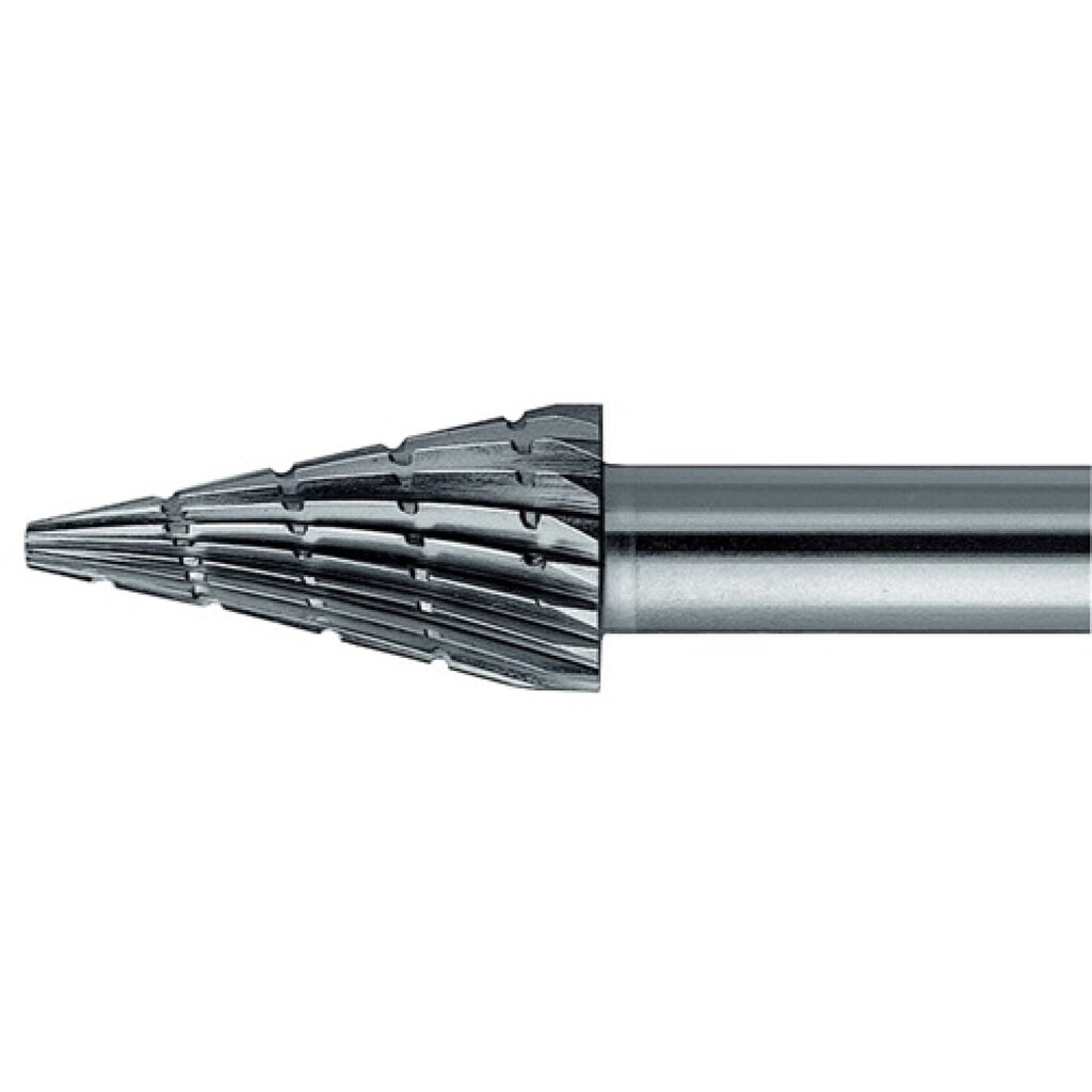 Frässtift Form SKM D.6mm Kopf-L.18mm Schaft-D.6mm HSS Verz.3 PFERD Produktabbildung: Frässtift Form SKM D.6mm Kopf-L.18mm Schaft-D.6mm HSS Verz.3 PFERD