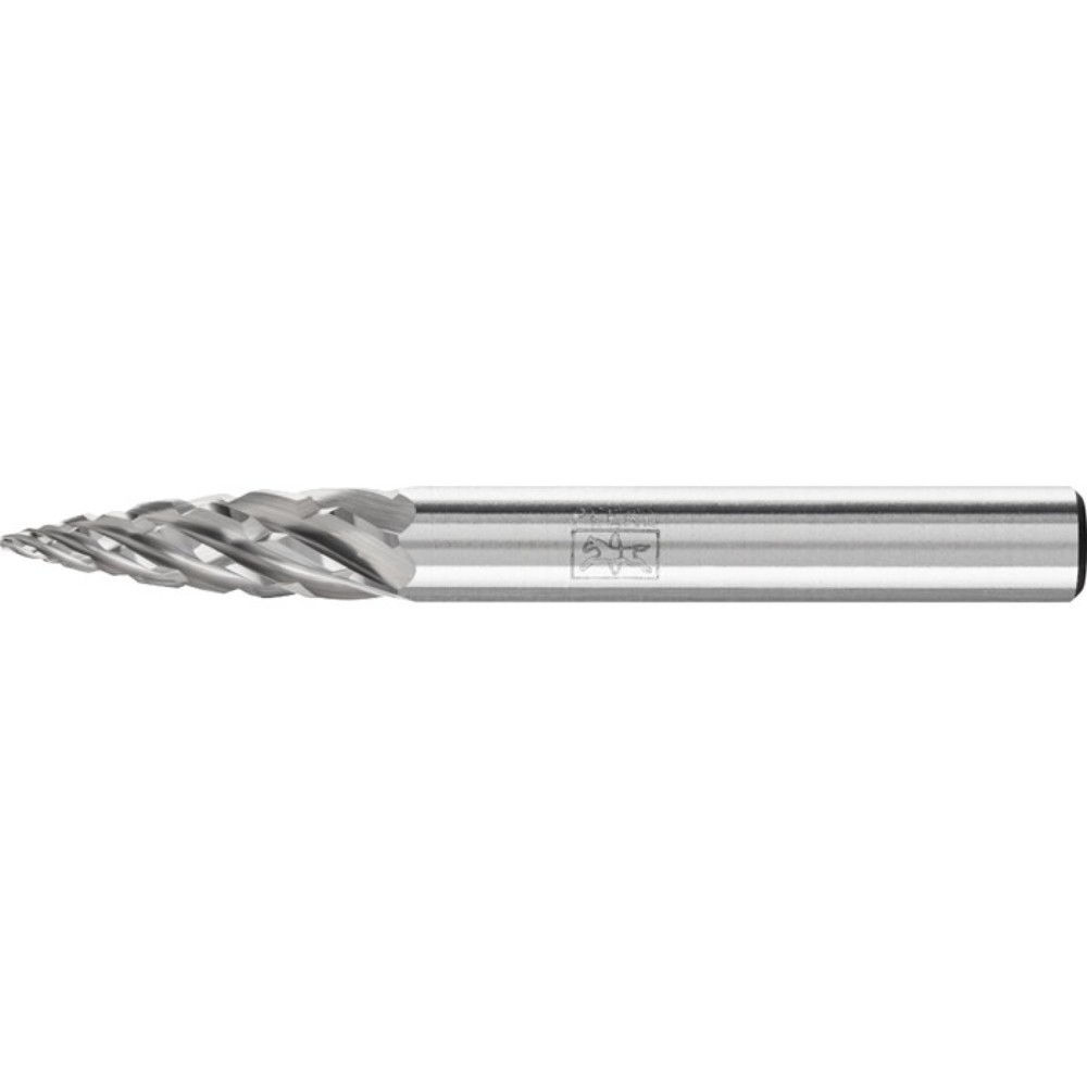 Produktabbildung: PFERD Frässtift SPG, Durchmesser 6 mm Kopflänge 18 mm Schaft-Durchmesser 6 mm, Hartmetall