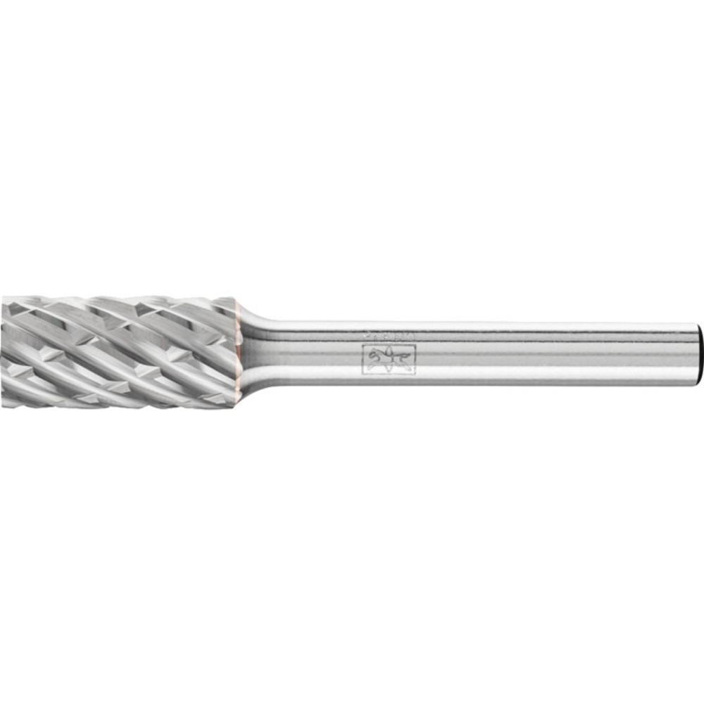 Produktabbildung: PFERD Frässtift ZYA, Durchmesser 10 mm Kopflänge 20 mm Schaft-Durchmesser 6 mm, Hartmetall