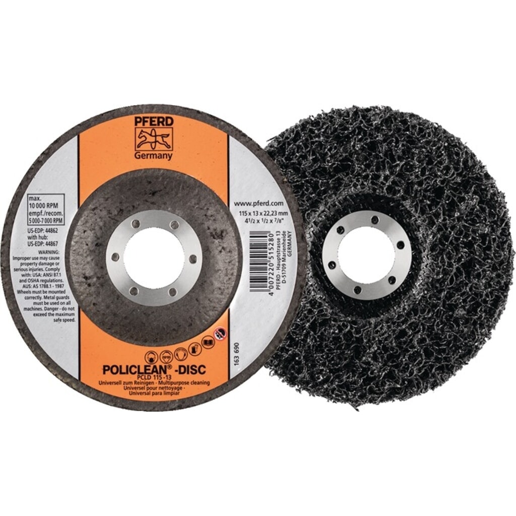 Produktabbildung: PFERD Grobreinigungsscheibe POLICLEAN Ø115x13mm Bohr.22,23mm