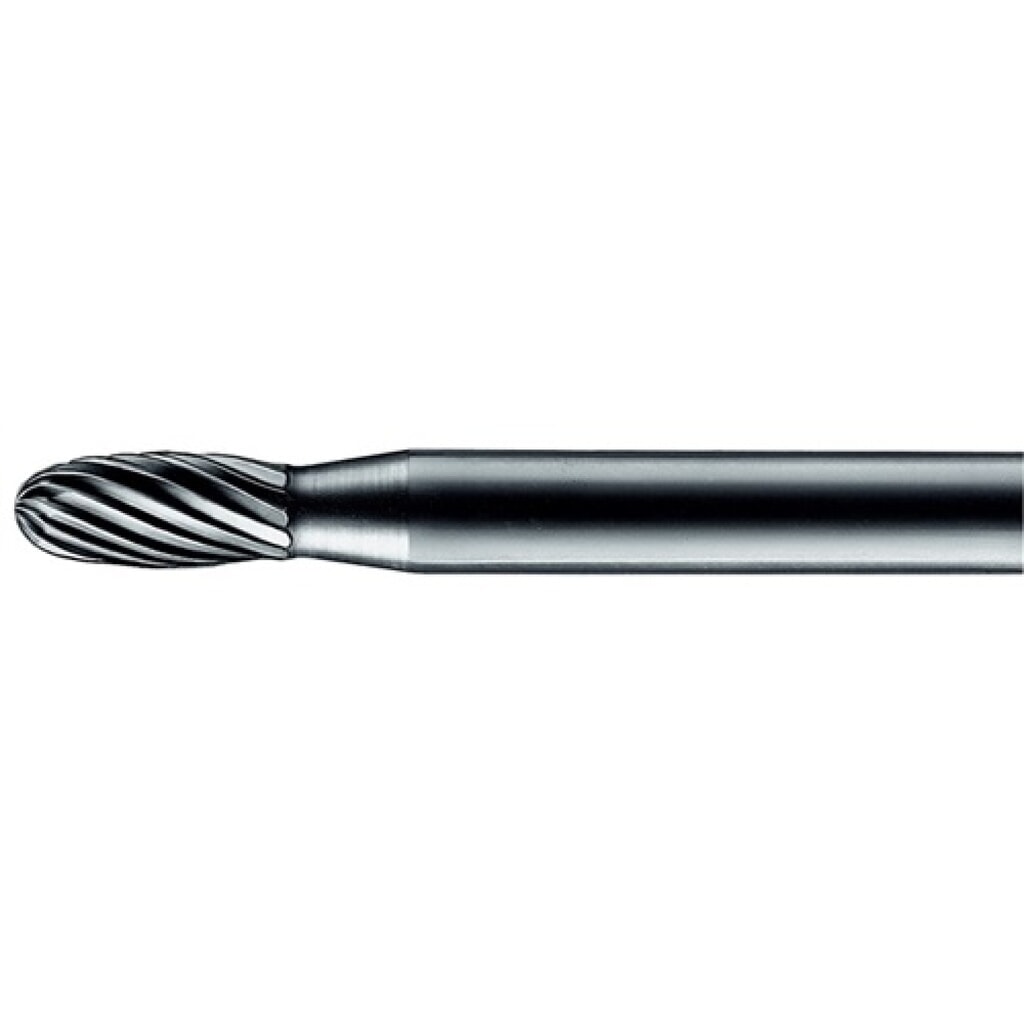 Produktabbildung: Kleinfrässtift Form O TRE D.3mm Kopf-L.7mm Schaft-D.3mm HM Verz.3 Plus PFERD