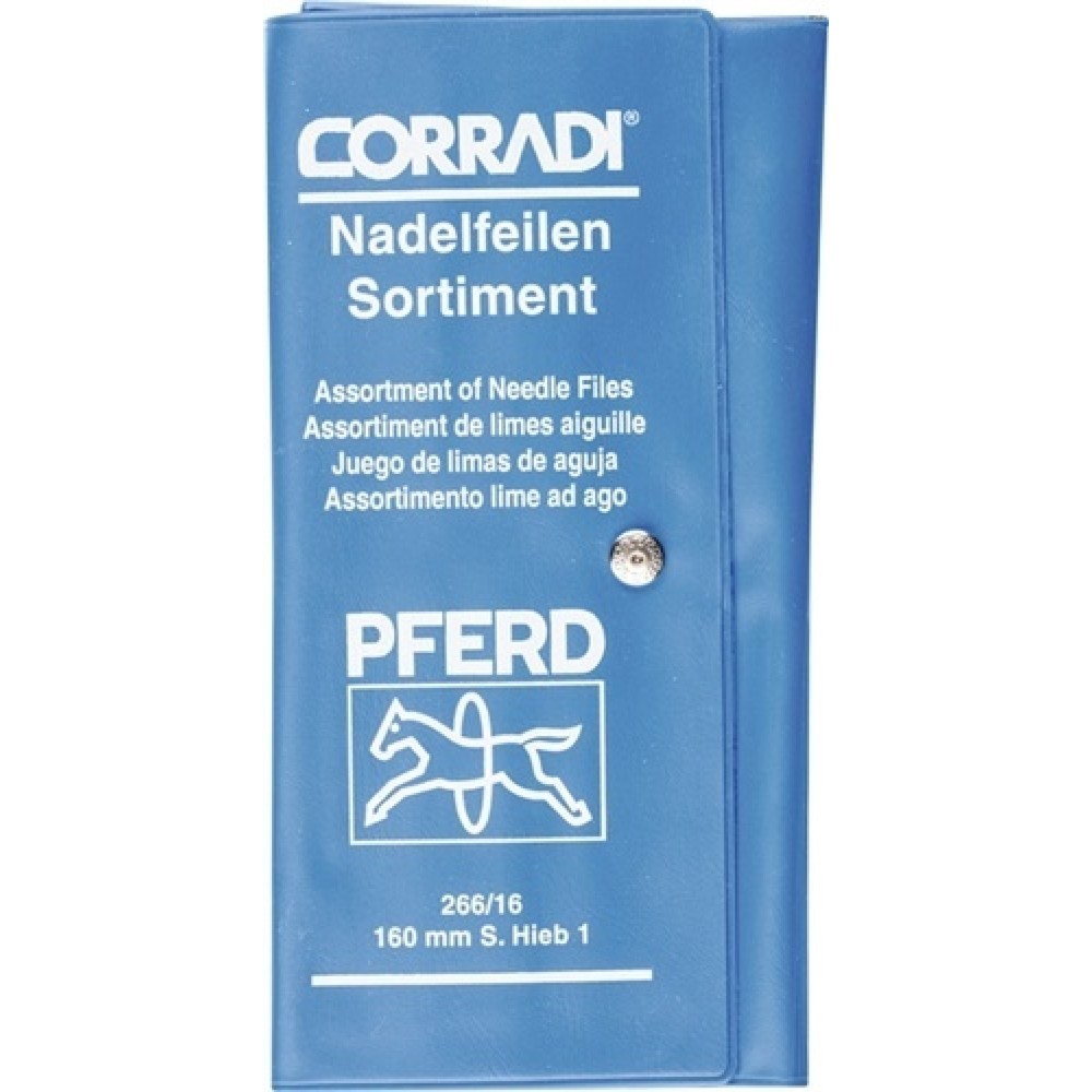 Produktabbildung: Nadelfeilensatz CORRADI L.200mm Hieb SH0 DH1 12-teilig PFERD