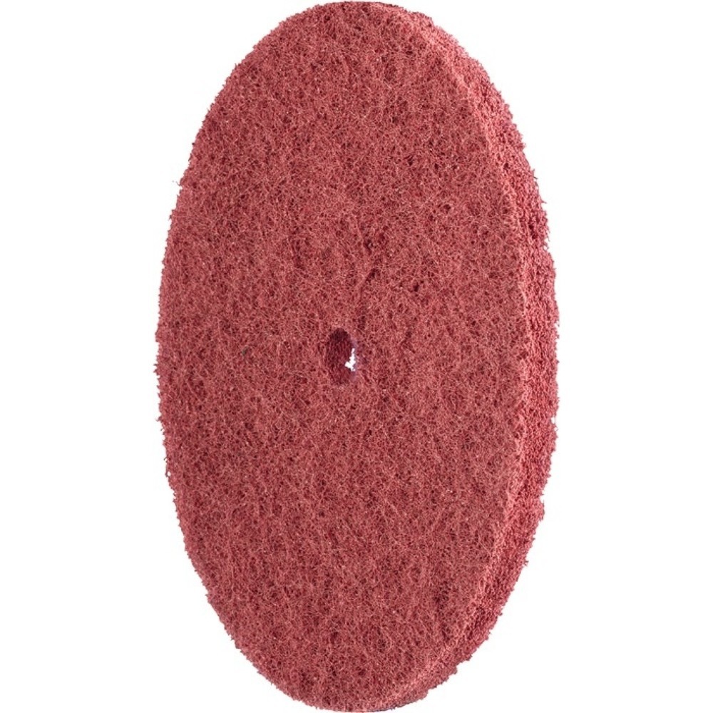 Produktabbildung: PFERD Schleifvliesscheibe POLINOX D.150mm 100 braun Bohr.13mm