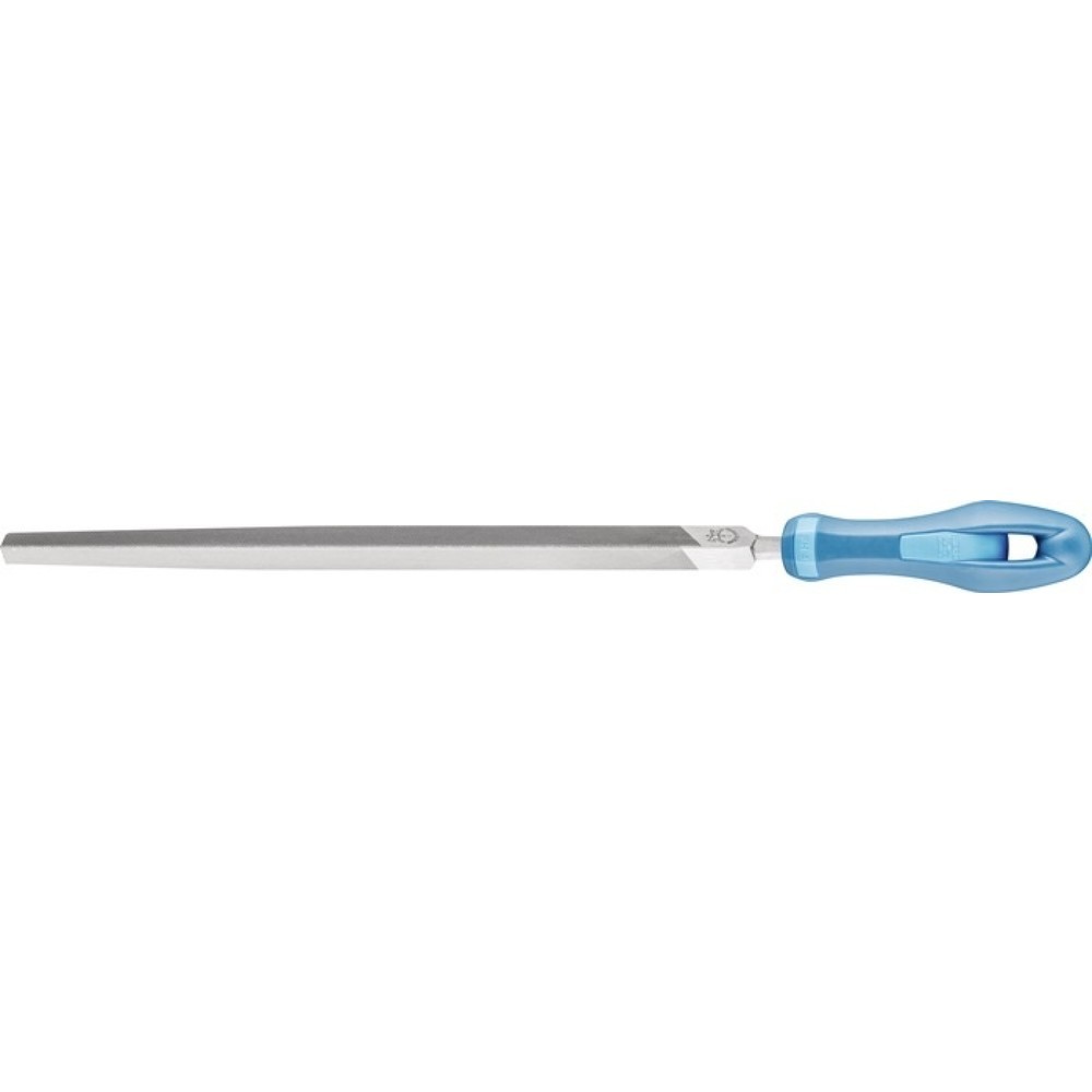 Produktabbildung: PFERD Werkstattfeile DIN 7261, Hieb 1 Dreikant, Länge 200 mm Querschnitt 15 mm, 2K-Ergo