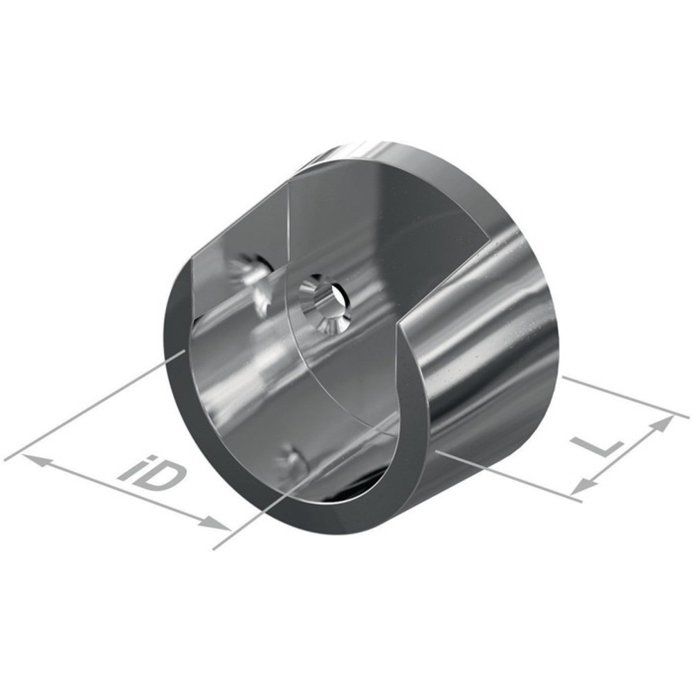 Produktabbildung: PG Schrankrohrlager 11069, Wandmontage, Kunststoff silberfarbig, Ø 20 mm