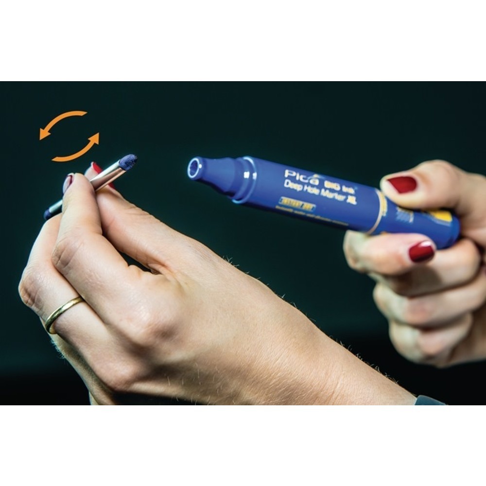 Produktabbildung Nr. 4: PICA Permanentmarker BIG INK, blau, Strichbreite 1 - 4 mm Rundspitze