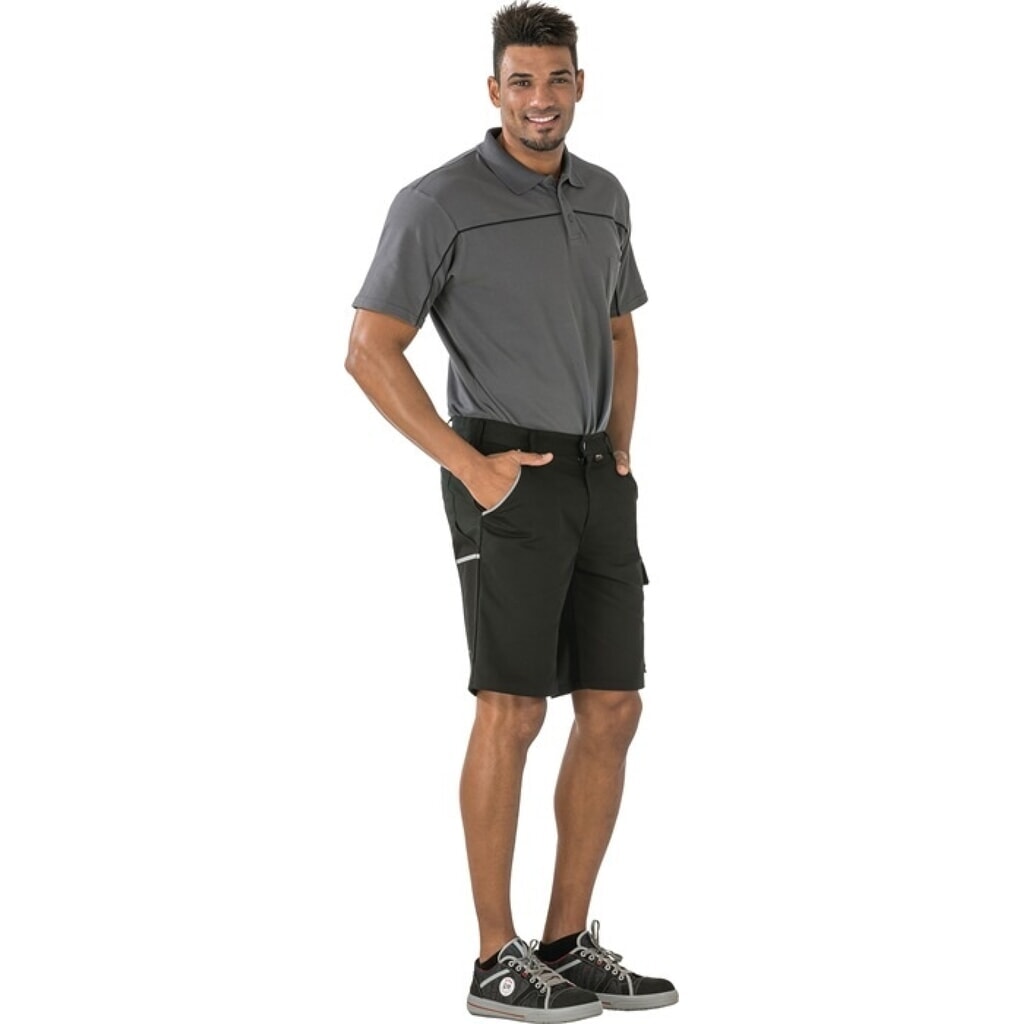 PLANAM Shorts Canvas 320 Gr.M schwarz/schwarz Produktabbildung: PLANAM Shorts Canvas 320 Gr.M schwarz/schwarz