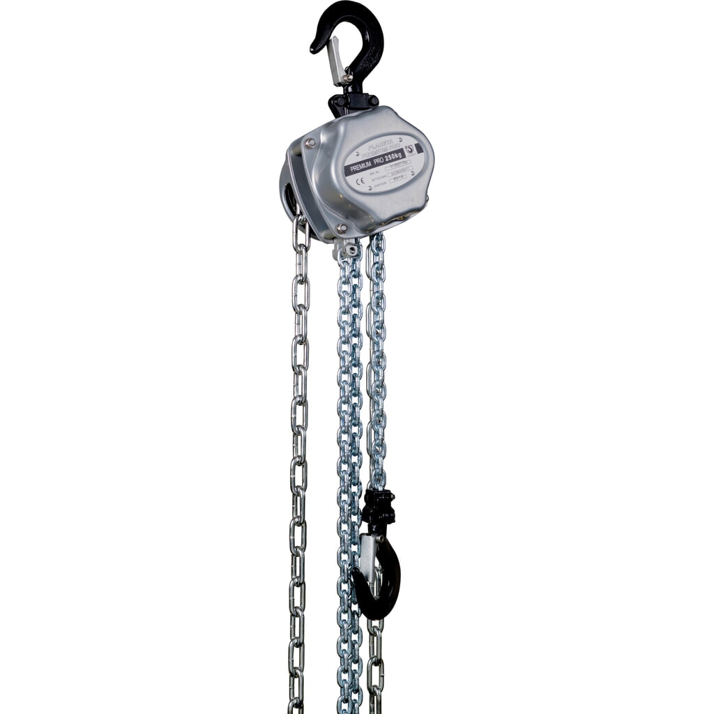 PLANETA Stirnradflaschenzug PREMIUM PRO II, TK 250 kg, 3m Hub Produktabbildung: PLANETA Stirnradflaschenzug PREMIUM PRO II, TK 250 kg, 3m Hub