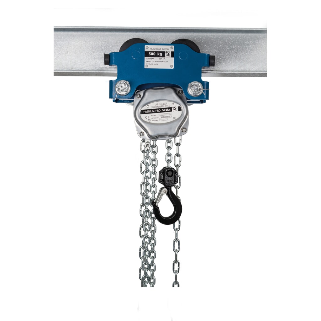 Produktabbildung Nr. 1: PLANETA Kombi-Laufkatze LHT-H, Handfahrwerk, TK 500 kg