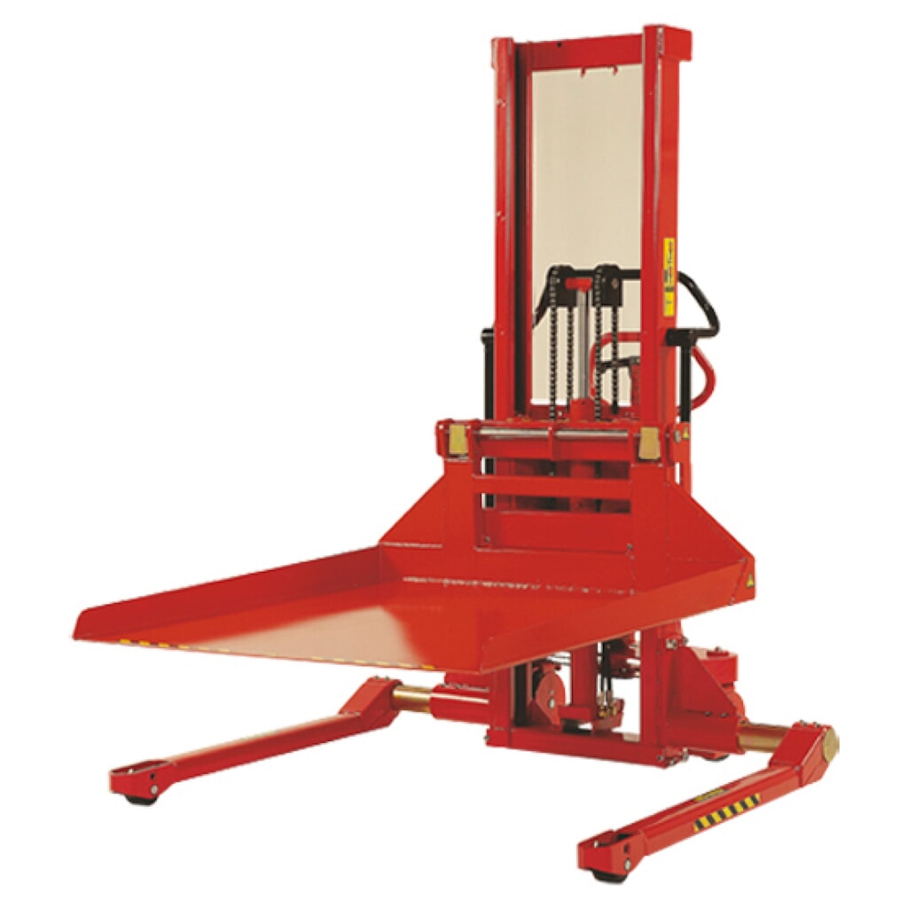Logitrans Breitspur-Elektro-Stapler mit Plattform, Simplexmast, Tragfähigkeit 1.000 kg, Hubhöhe 1.485 mm, Plattform 990 x 1.092 mm Produktabbildung: Logitrans Breitspur-Elektro-Stapler mit Plattform, Simplexmast, Tragfähigkeit 1.000 kg, Hubhöhe 1.485 mm, Plattform 990 x 1.092 mm