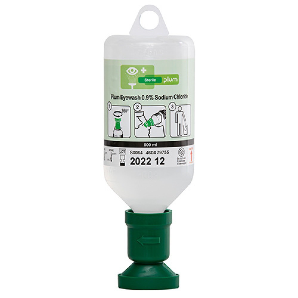 Produktabbildung: Plum Natriumchloridlösung Sterile Augenspülung, 500 ml