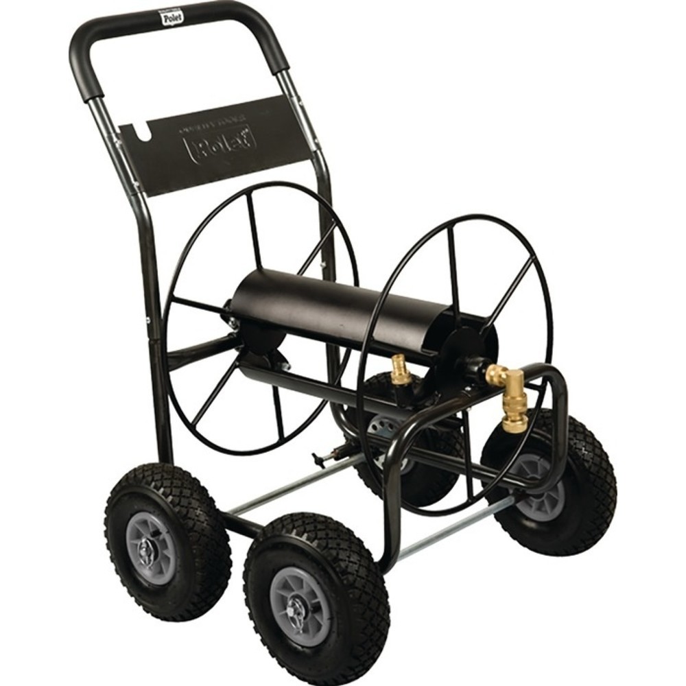 Produktabbildung: POLET Schlauchwagen 110M, pulv. Stahl, Anschlussgewinde 26,44 mm 3/4 ″