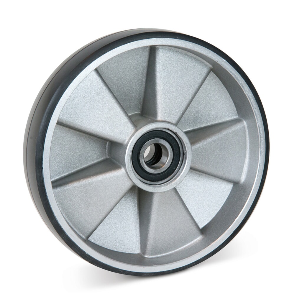 PU-Lenkrad für Handhubwagen Ameise® Typ ACY20, HLTN, Bj. ab '09, Ø 180 mm, schwarz Produktabbildung: PU-Lenkrad für Handhubwagen Ameise® Typ ACY20, HLTN, Bj. ab '09, Ø 180 mm, schwarz