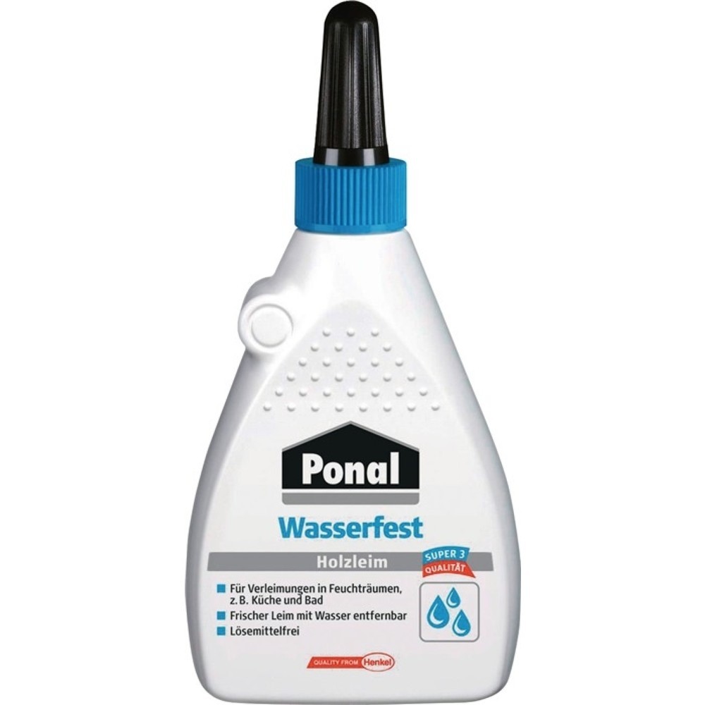 Produktabbildung: PONAL Holzleim Wasserfest/Super 3 550g EN 204: D3 Flasche
