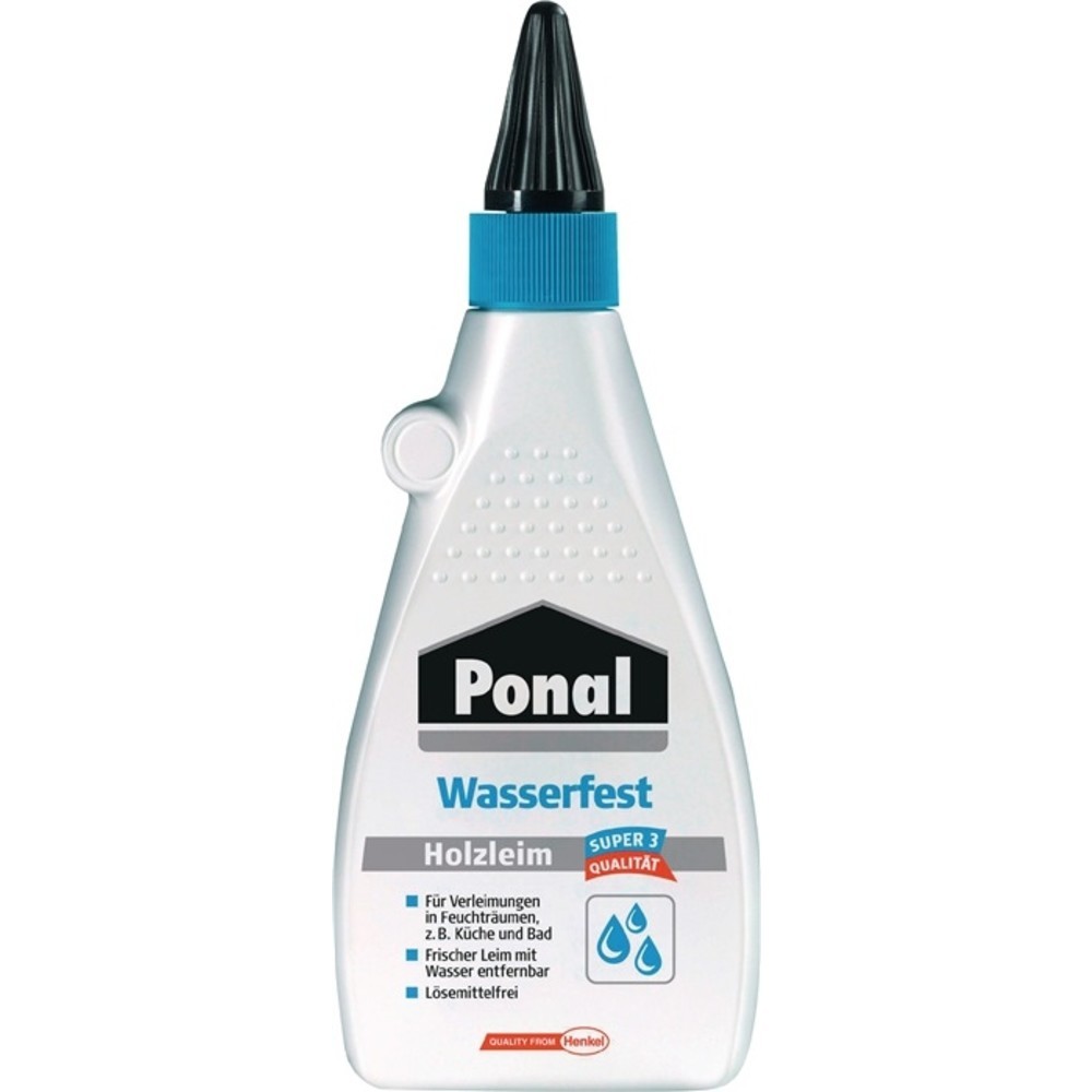 Produktabbildung Nr. 2: PONAL Holzleim Wasserfest/Super 3 550g EN 204: D3 Flasche