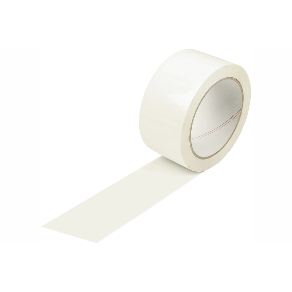 Produktabbildung: PP-Klebeband, 50 mm breit x 66 lfm, Stärke 57 µ, leise, weiß, monta 315