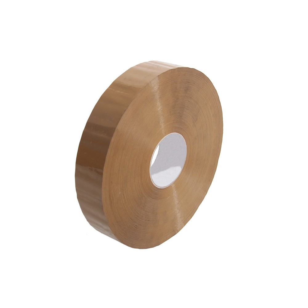 Produktabbildung: PP-Packband, Großrolle, 50 mm breit x 990 lfm, 45 µ, braun, Hotmelt-Kleber