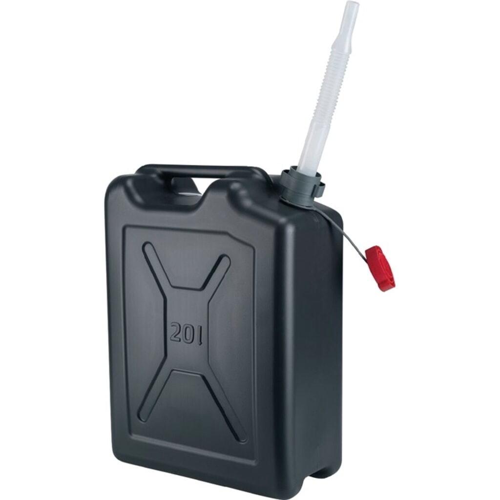 PRESSOL Kraftstoffkanister Inh.20l schwarz HDPE L350xB175xH480mm Produktabbildung: PRESSOL Kraftstoffkanister Inh.20l schwarz HDPE L350xB175xH480mm