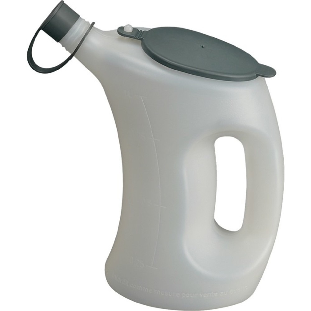 Produktabbildung: PRESSOL Messbecher 3l m.Schutzdeckel/Schutzkappe am Auslauf HDPE