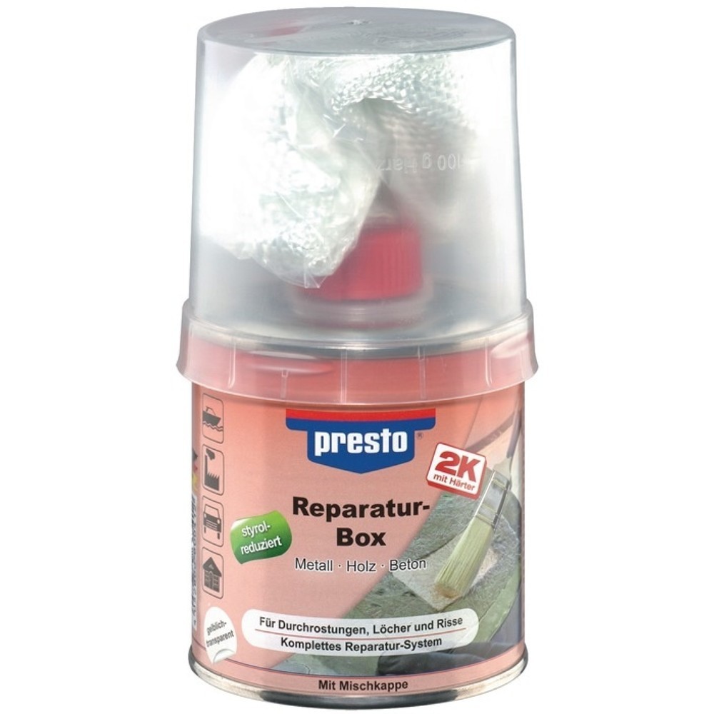 Produktabbildung: PRESTO Reparaturbox prestolith® special, 250 g, honigfarben, Dose