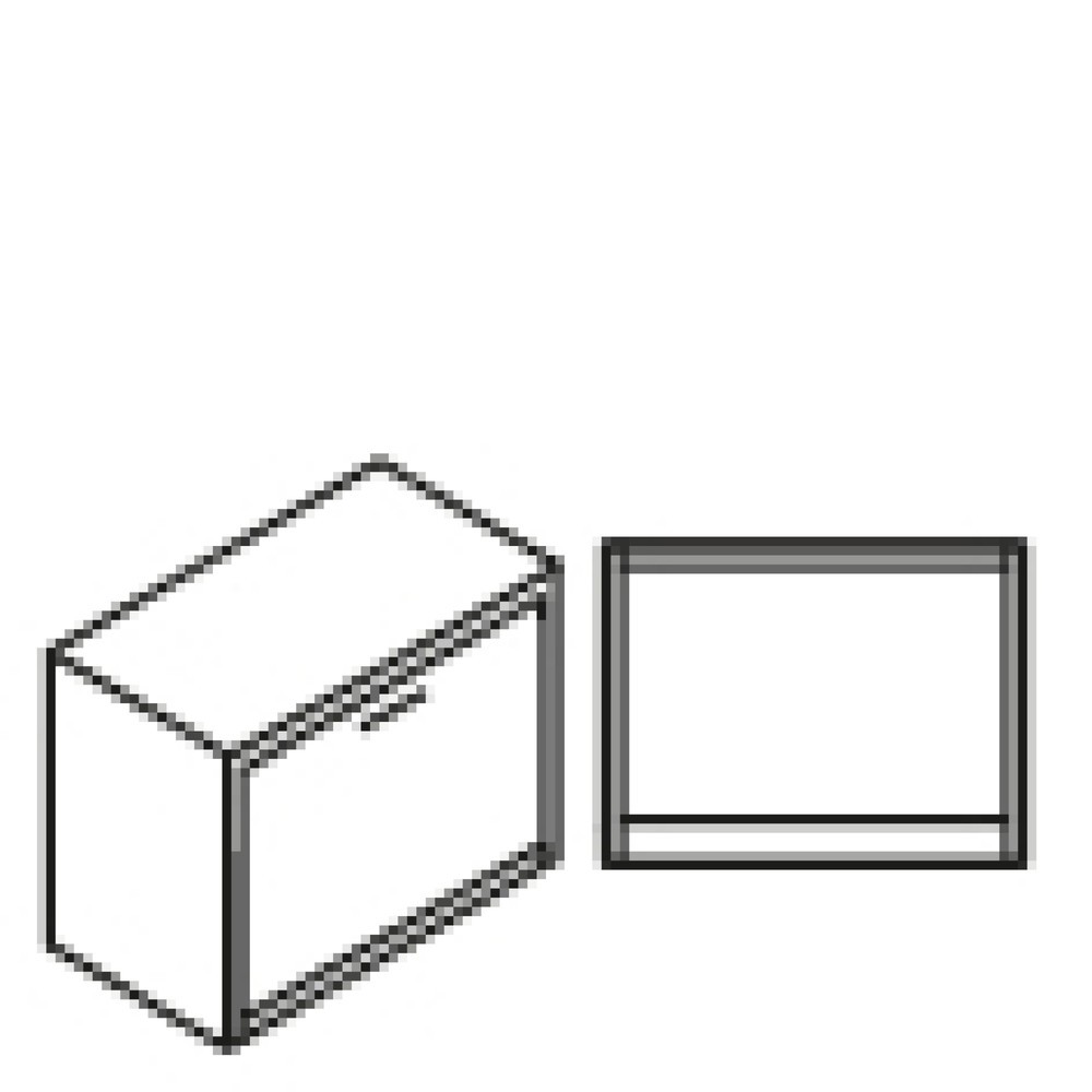 Produktabbildung Nr. 5: PRIORIT Untertisch-Brandschutzschrank, Feuerwiderstand 90 Min., HxBxT 630 x 1.100 x 570 mm, 1 Vollauszug