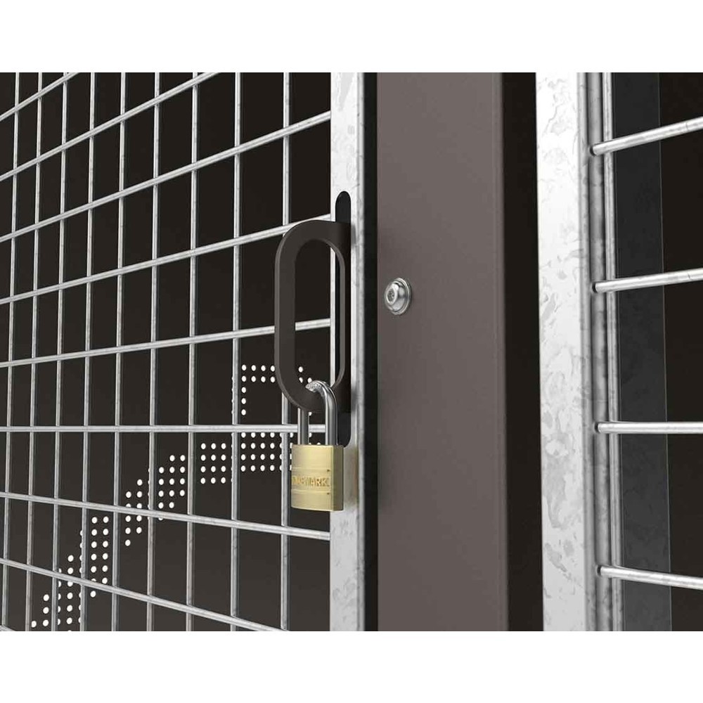 Produktabbildung Nr. 4: PROCITY® Fahrradbox Berlin, Grundmodul 2 Plätze, Türen beschichtet, anthrazit