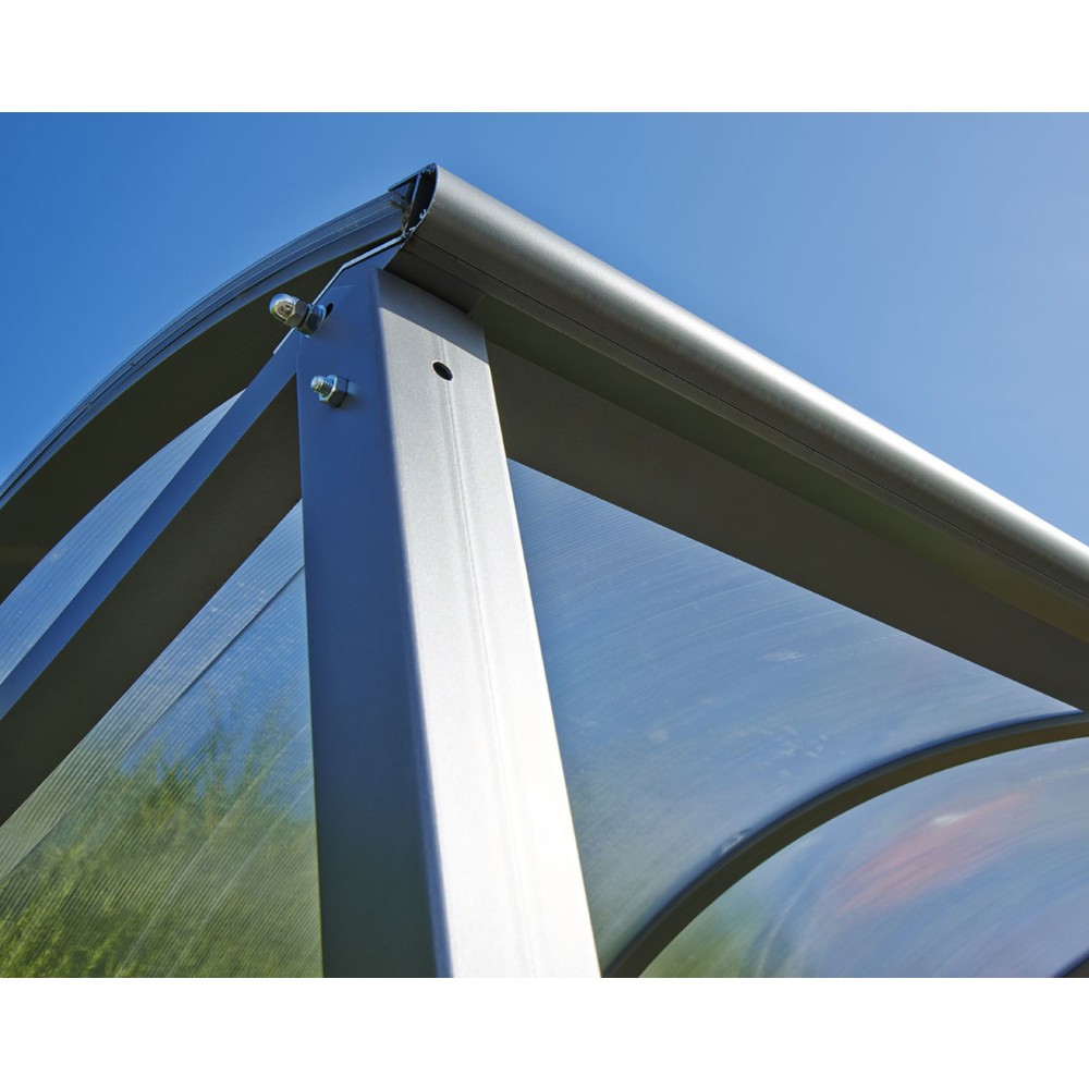 Produktabbildung Nr. 6: PROCITY® Raucherunterstand Klassik M, BxT 5.000 x 1.560 mm, anthrazit