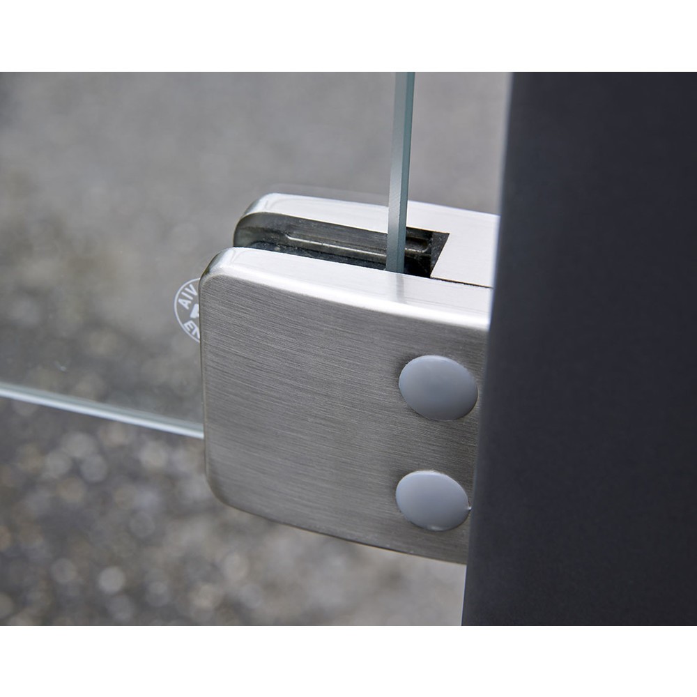Produktabbildung Nr. 7: PROCITY® Raucherunterstand Klassik M, BxT 5.000 x 1.560 mm, anthrazit