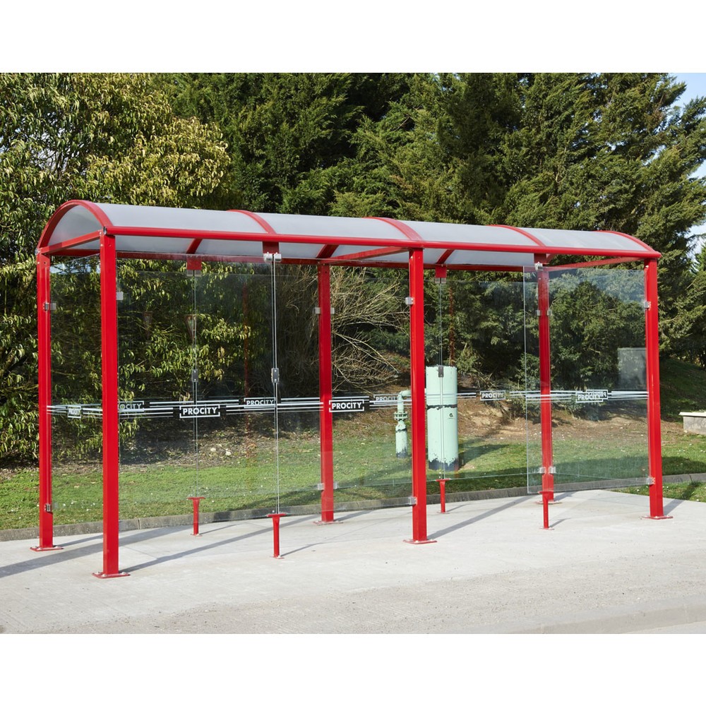 Produktabbildung Nr. 8: PROCITY® Raucherunterstand Klassik M, BxT 5.000 x 1.560 mm, anthrazit