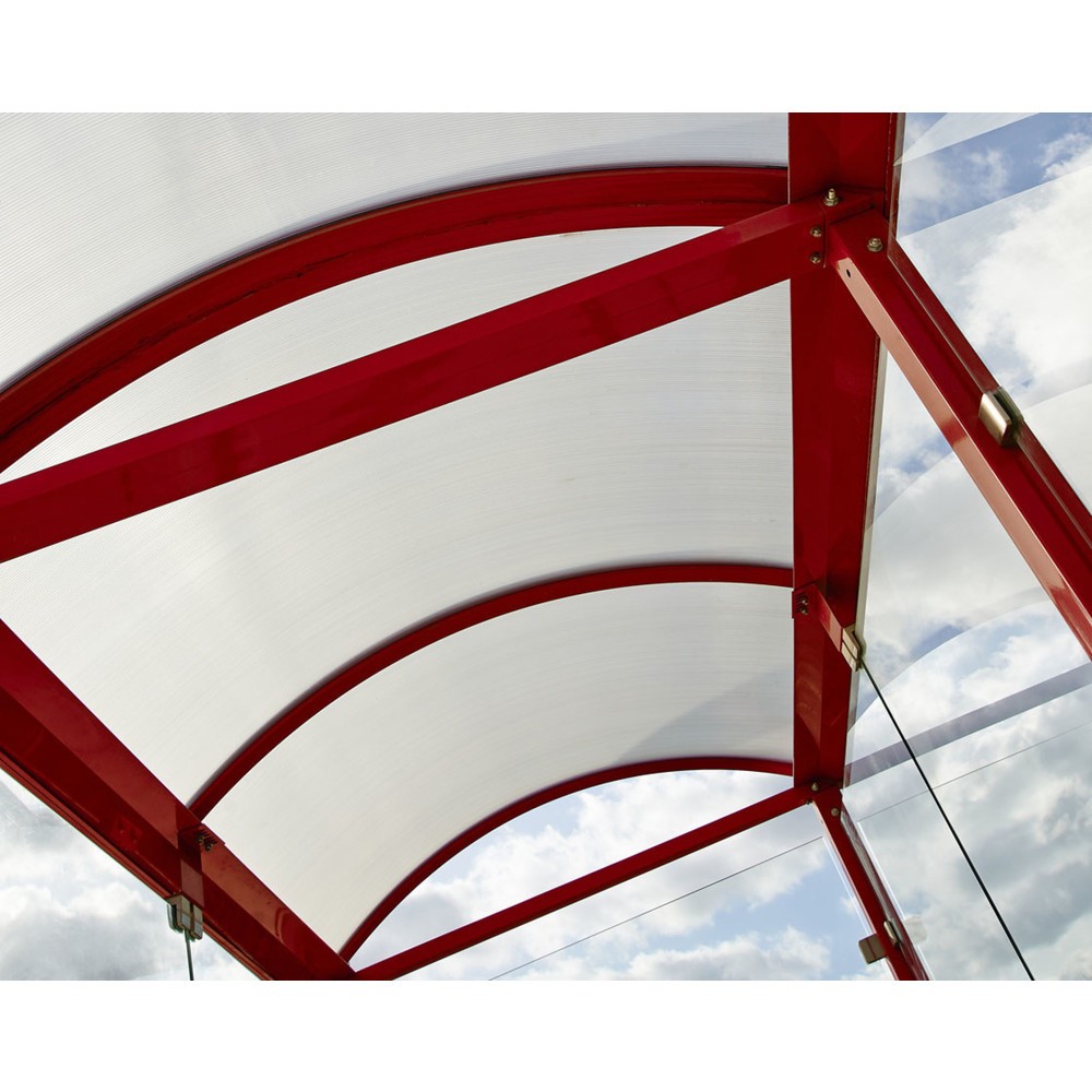 Produktabbildung Nr. 10: PROCITY® Raucherunterstand Klassik M, BxT 5.000 x 1.560 mm, anthrazit