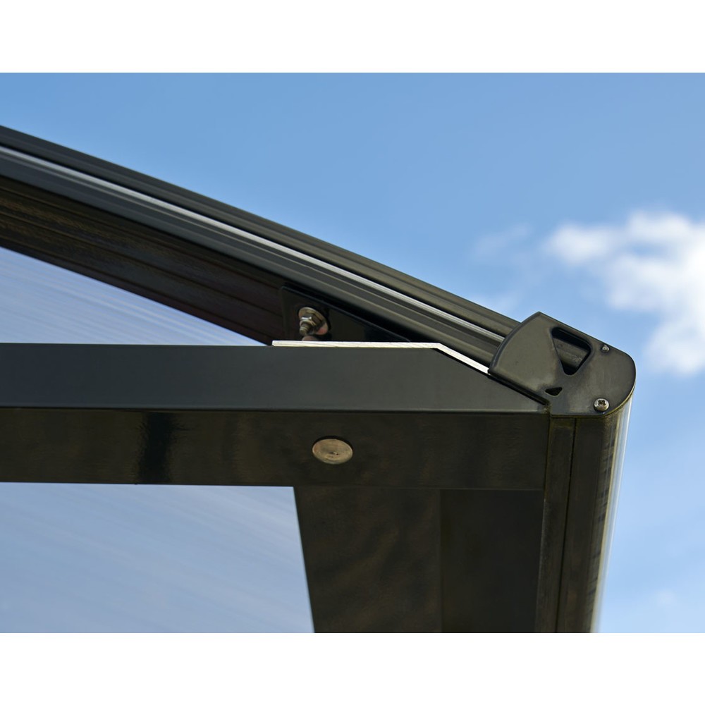 Produktabbildung Nr. 5: PROCITY® Überdachung Province Kugel, Fahrradständer 6 Plätze, ohne Verkleidung, anthrazit