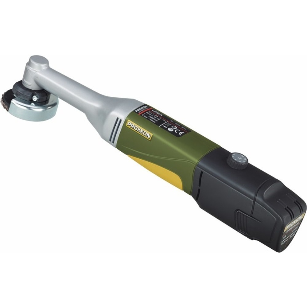 Produktabbildung: PROXXON Akku-Winkelschleifer LHW/A 29815, 50 x 10 mm 5000-16000 min-¹, 10,8 V 2,6 Ah