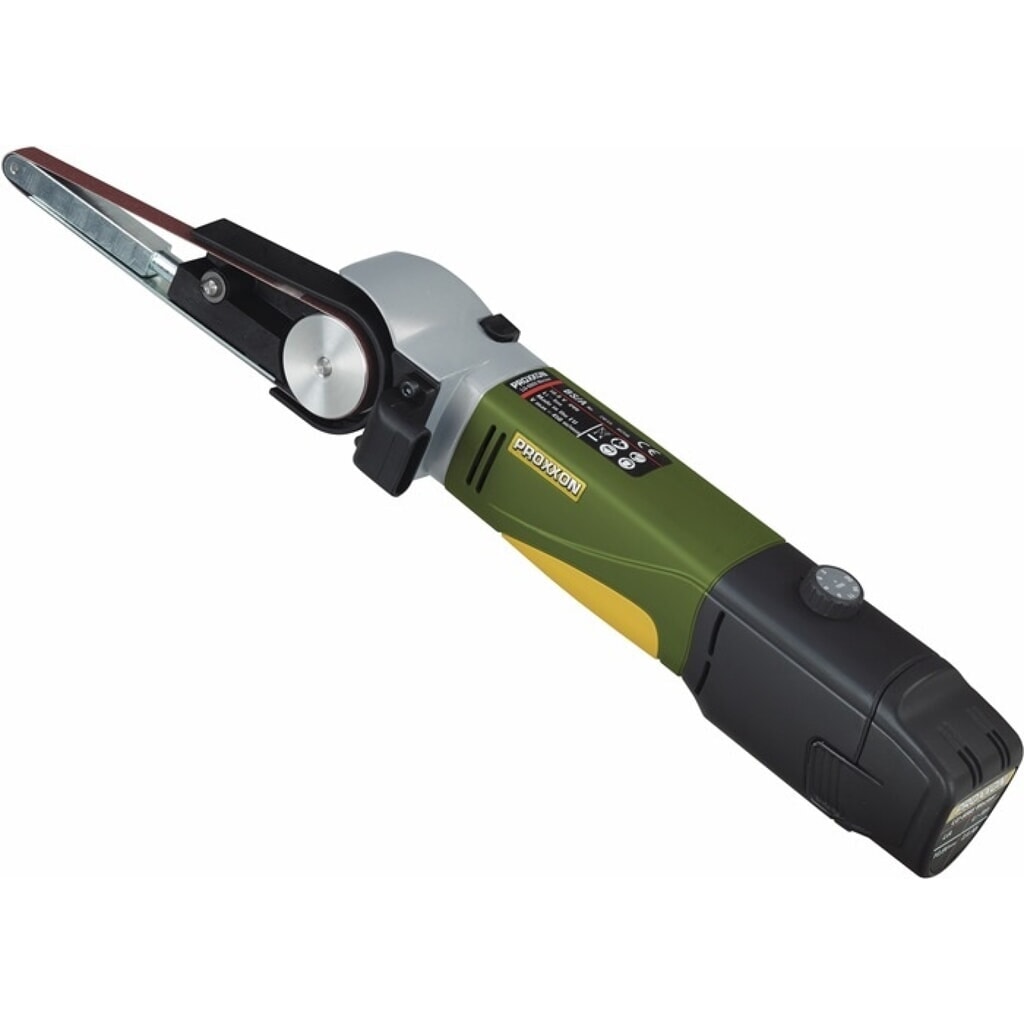 PROXXON Akkubandfeile BS/A 29810, 10 x 330 mm, 10,8 V 2,6 Ah, 3,3-11,7 m/s Produktabbildung: PROXXON Akkubandfeile BS/A 29810, 10 x 330 mm, 10,8 V 2,6 Ah, 3,3-11,7 m/s