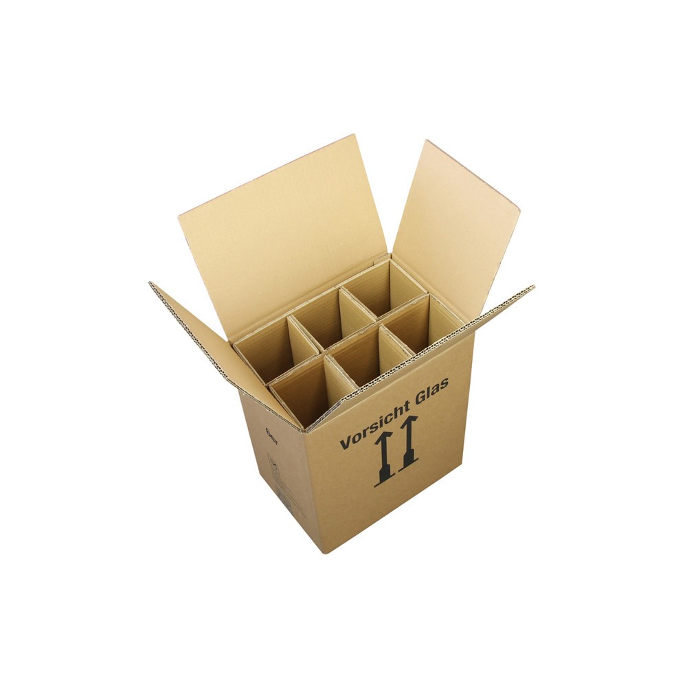 Produktabbildung Nr. 2: PTZ-Flaschenkarton 2-wellig, 305 x 210 x 383 mm ( L x B x H ), braun
