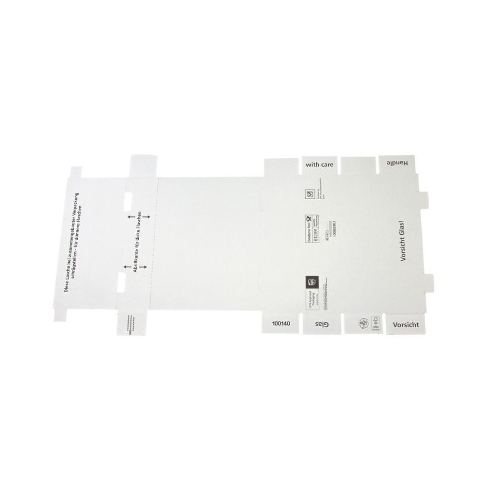 Produktabbildung Nr. 3: PTZ-Flaschenkartons,  105 x 100 x 425 mm ( L x B x H ), weiß, postgeprüft