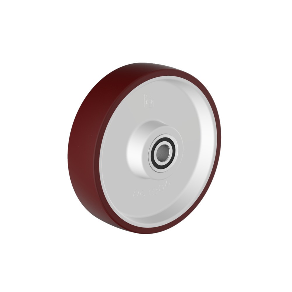 Produktabbildung: Wicke PU-Rad, ØxB 80 x 30 mm, TK 150 kg