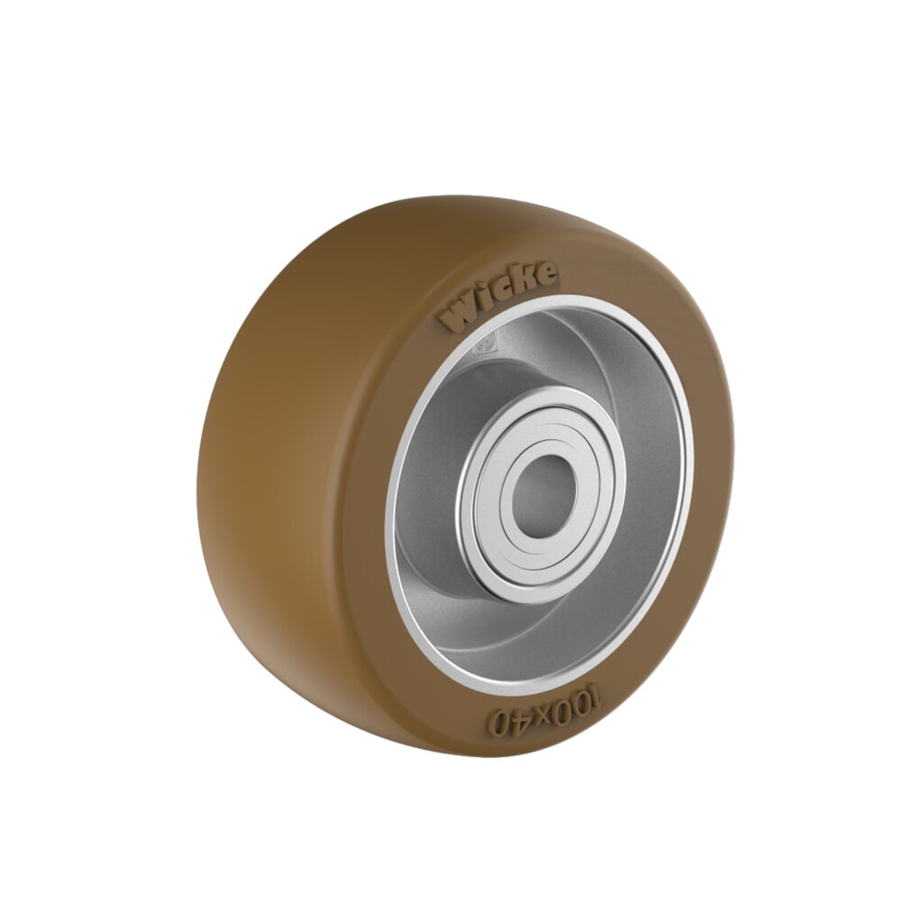 Produktabbildung: Wicke Rad, Polyurethan Topthane®, Kugellager, ØxB 82 x 30 mm, TK 270 kg