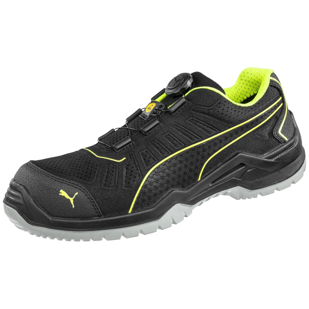 Produktabbildung Nr. 2: PUMA® FUSE TC DISC LOW S1P ESD SRC schwarz/grün, Größe 40