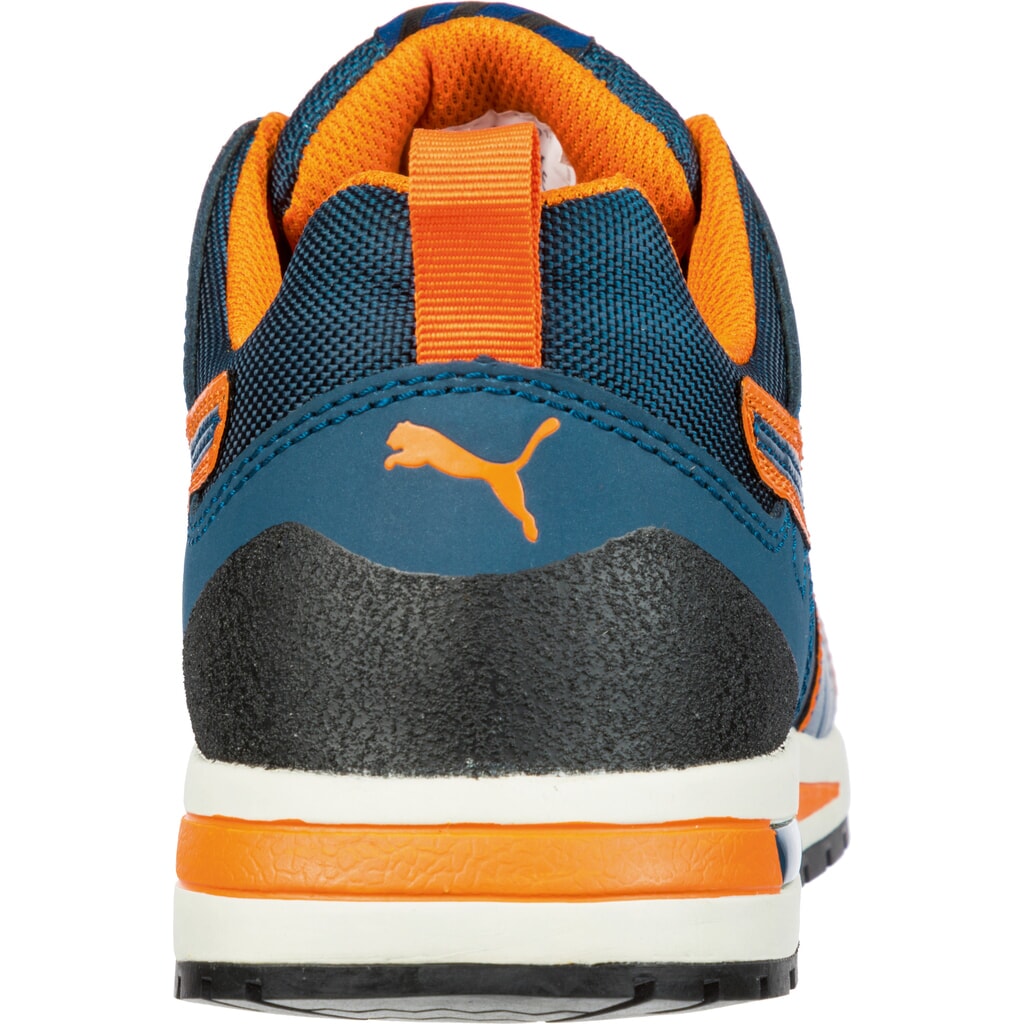 PUMA® Sicherheitshalbschuh Crosstwist LOW S3 HRO SRC Größe 39, blau/orange Produktabbildung Nr. 2: PUMA® Sicherheitshalbschuh Crosstwist LOW S3 HRO SRC Größe 39, blau/orange
