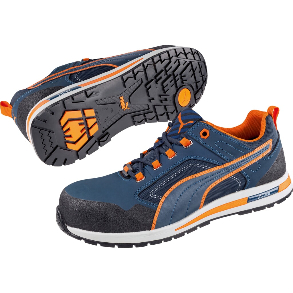 Produktabbildung Nr. 4: PUMA® Sicherheitshalbschuh Crosstwist LOW S3 HRO SRC Größe 39, blau/orange