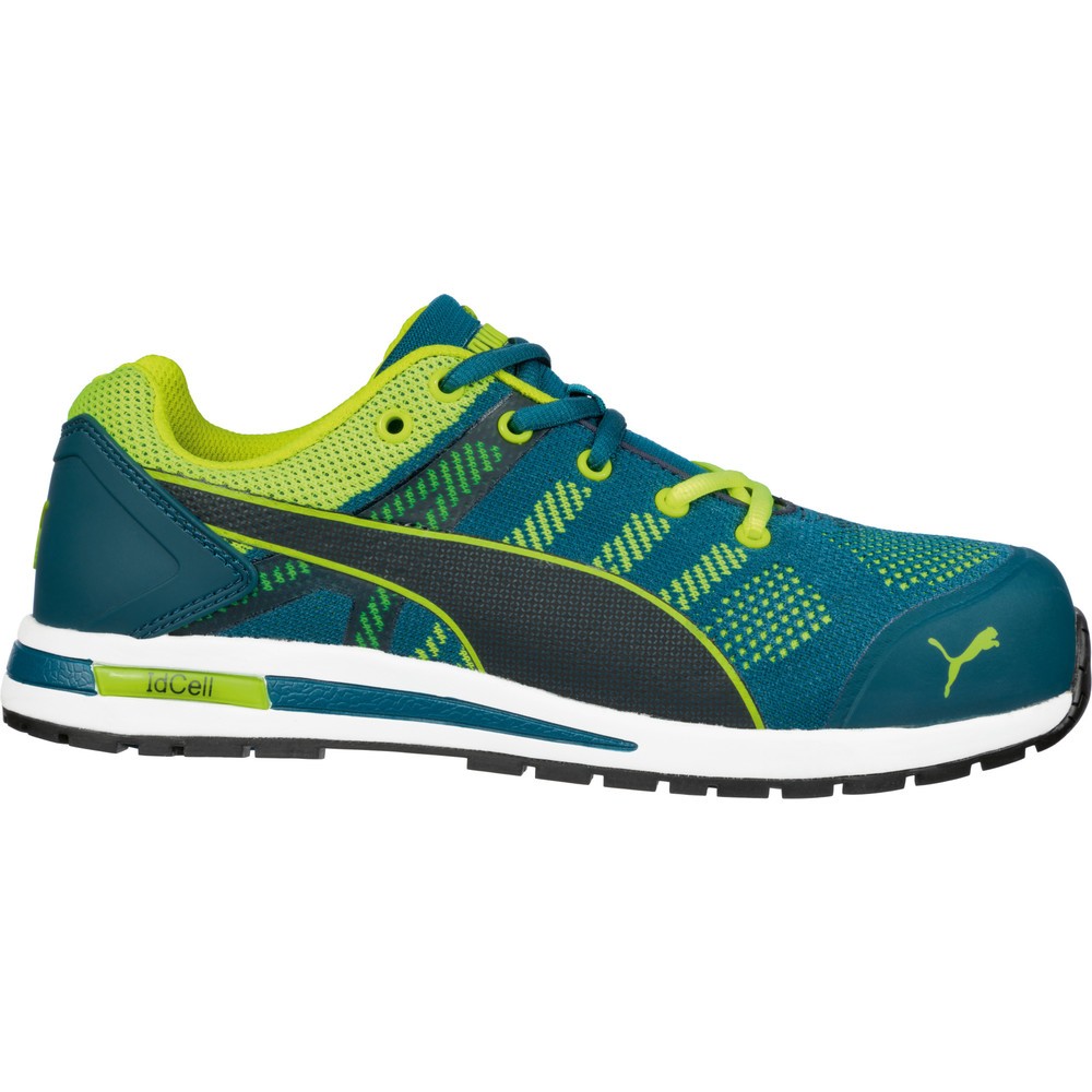 Produktabbildung Nr. 1: PUMA® Sicherheitshalbschuh Elevate Knit GREEN LOW S1P ESD HRO SRC Größe 39, blau/grün