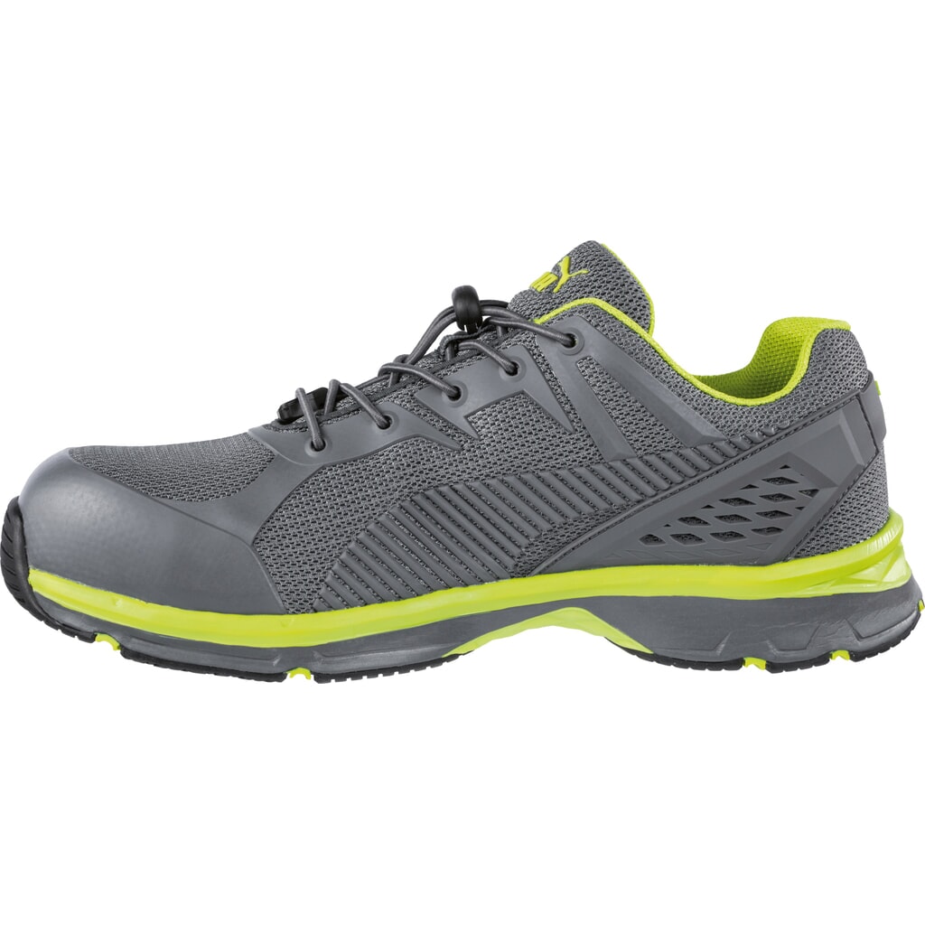 PUMA® Sicherheitshalbschuh Fuse Motion 2.0 GREEN LOW S1P ESD HRO SRC Größe 42, grau/grün Produktabbildung Nr. 3: PUMA® Sicherheitshalbschuh Fuse Motion 2.0 GREEN LOW S1P ESD HRO SRC Größe 42, grau/grün