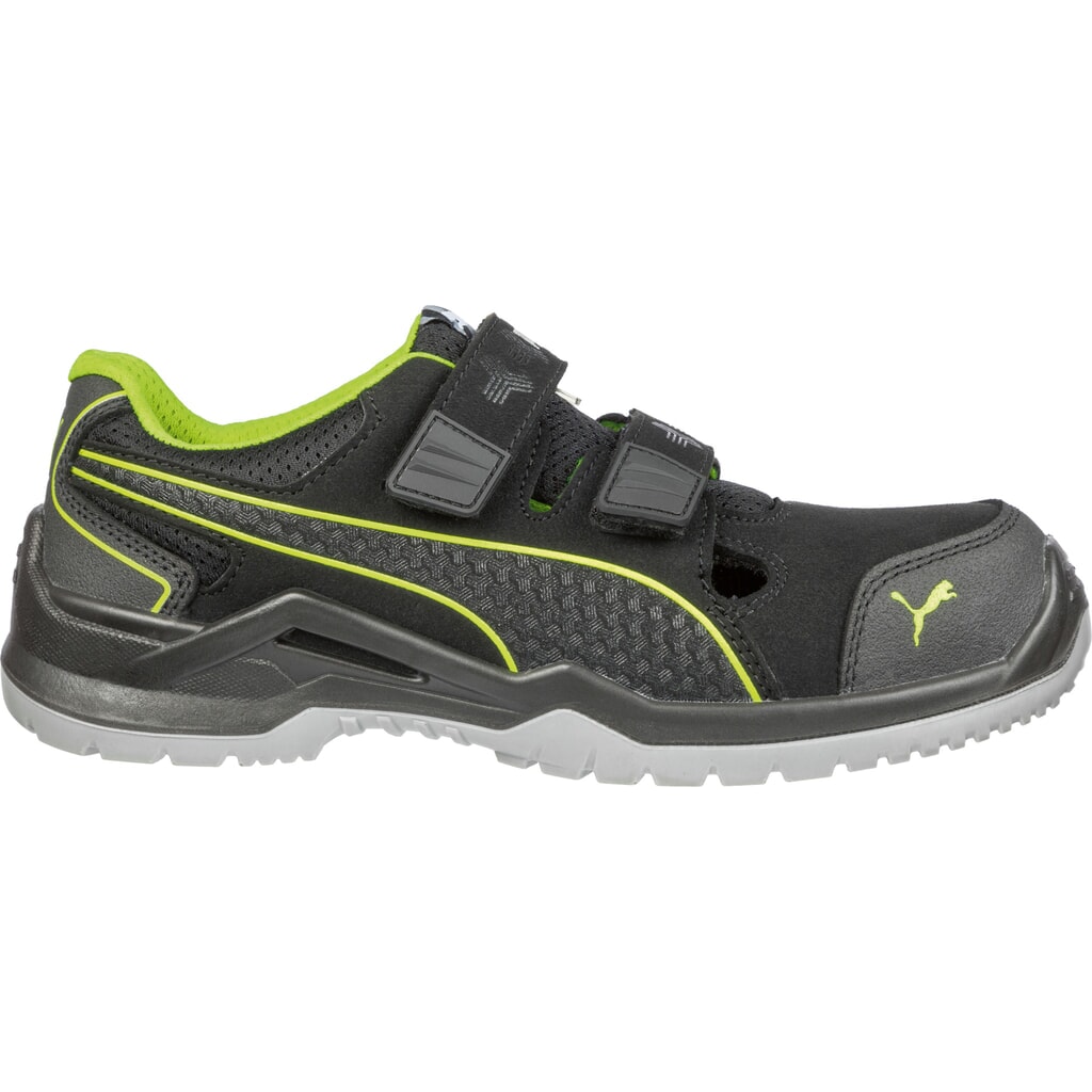Produktabbildung Nr. 1: PUMA® Sicherheitshalbschuh Neodyme GREEN LOW S1P ESD SRC Größe 48, schwarz/grün
