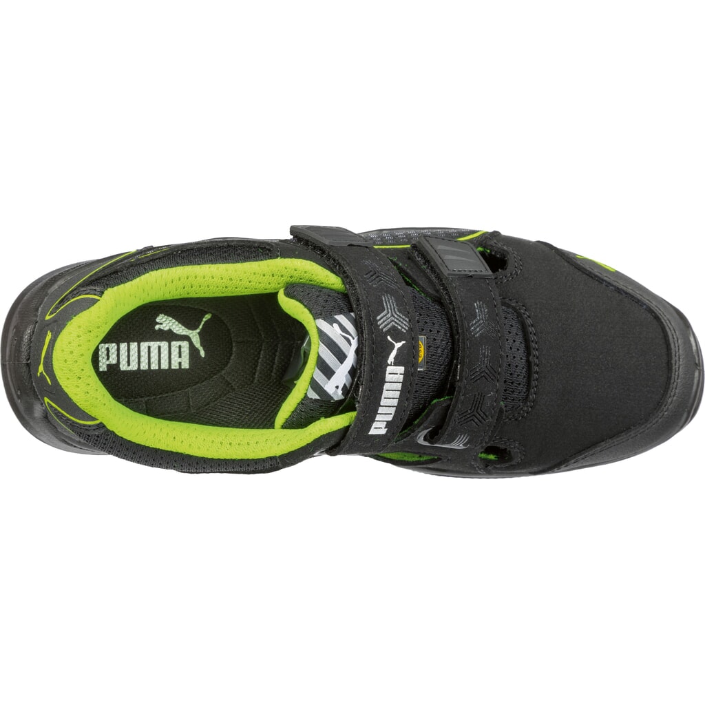 PUMA® Sicherheitshalbschuh Neodyme GREEN LOW S1P ESD SRC Größe 48, schwarz/grün Produktabbildung Nr. 6: PUMA® Sicherheitshalbschuh Neodyme GREEN LOW S1P ESD SRC Größe 48, schwarz/grün