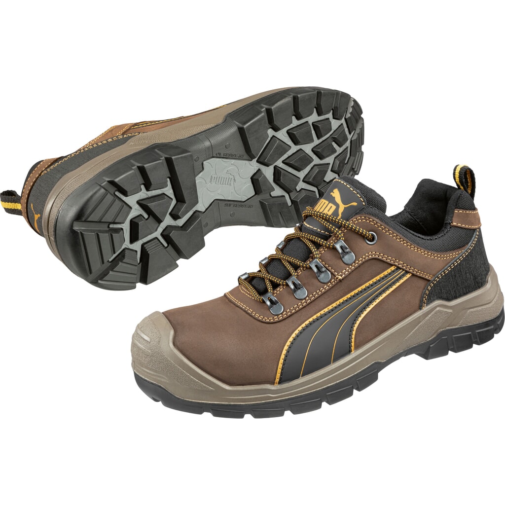 PUMA® Sicherheitshalbschuh Sierra Nevada LOW S3 HRO SRC Größe 39, braun/grau Produktabbildung Nr. 4: PUMA® Sicherheitshalbschuh Sierra Nevada LOW S3 HRO SRC Größe 39, braun/grau