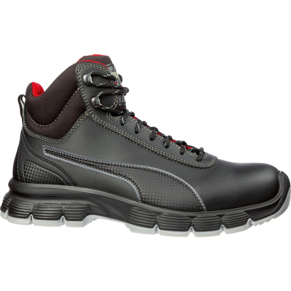 Produktabbildung Nr. 1: PUMA® Sicherheitsstiefel CONDOR BLACK MID S3 ESD SRC Größe 44, schwarz/grau